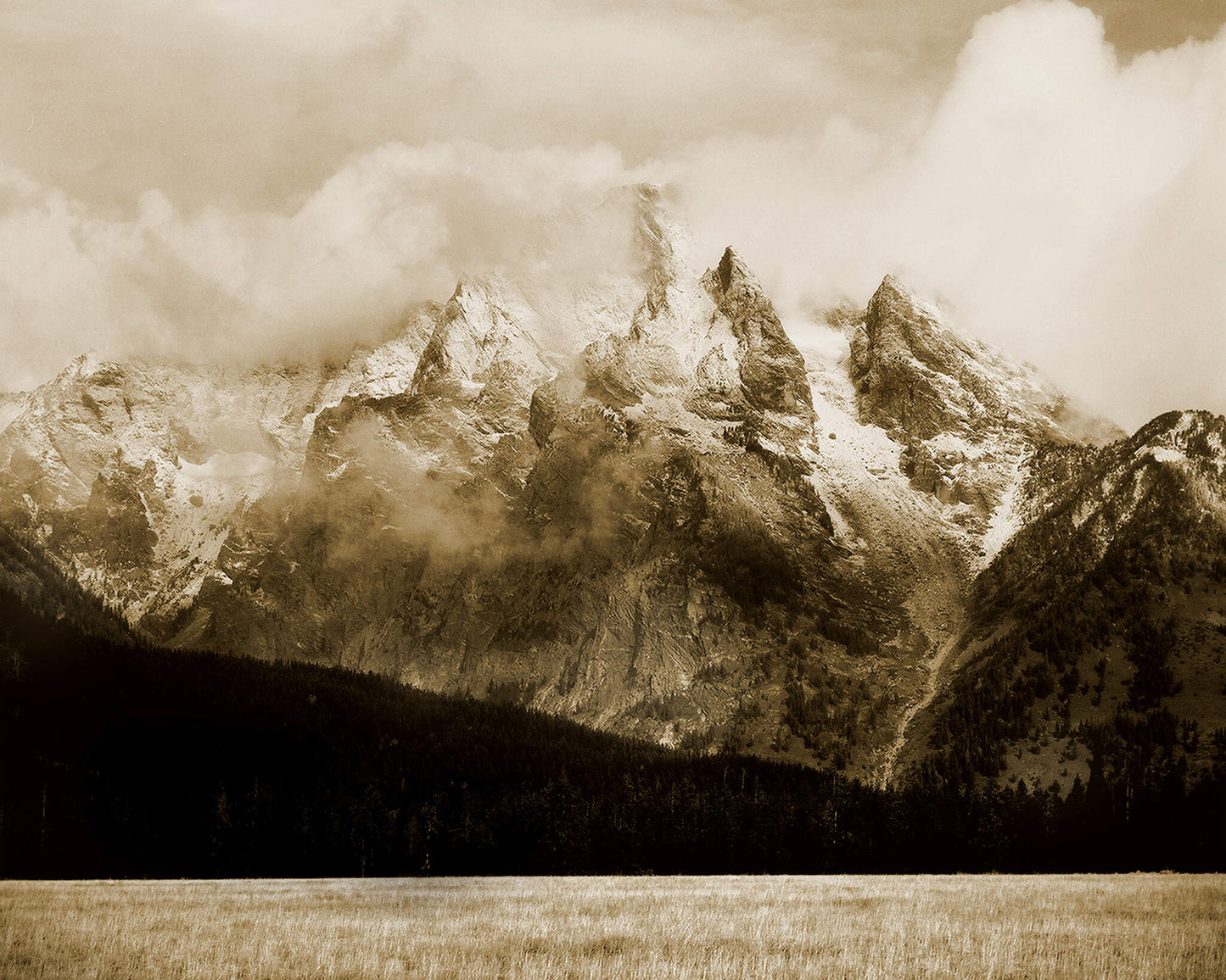 Dramatic Mt Moran