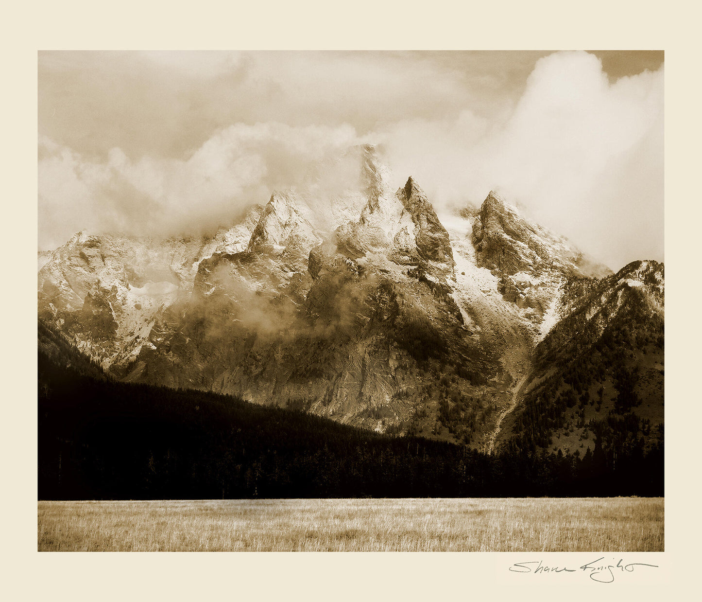 Dramatic Mt Moran
