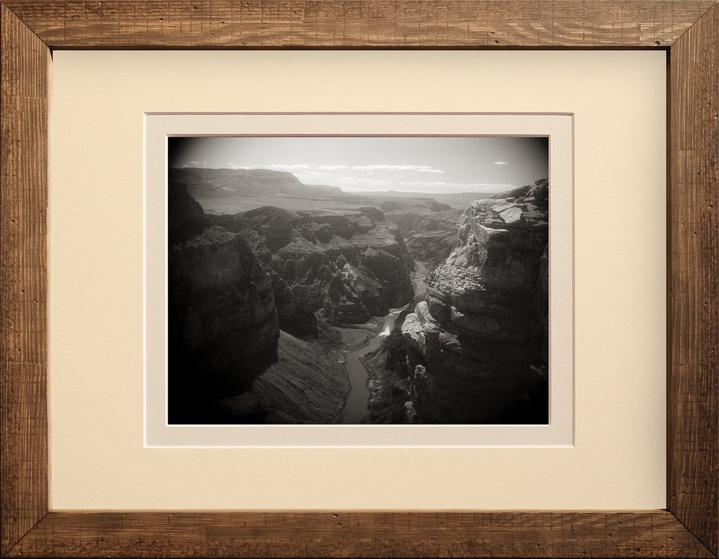 Early Lava Falls BW
